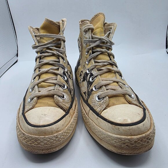 Converse Chuck 70 Floral Fushion Flower Womens Size 8.5 Yellow White Shoes - Picture 14 of 15